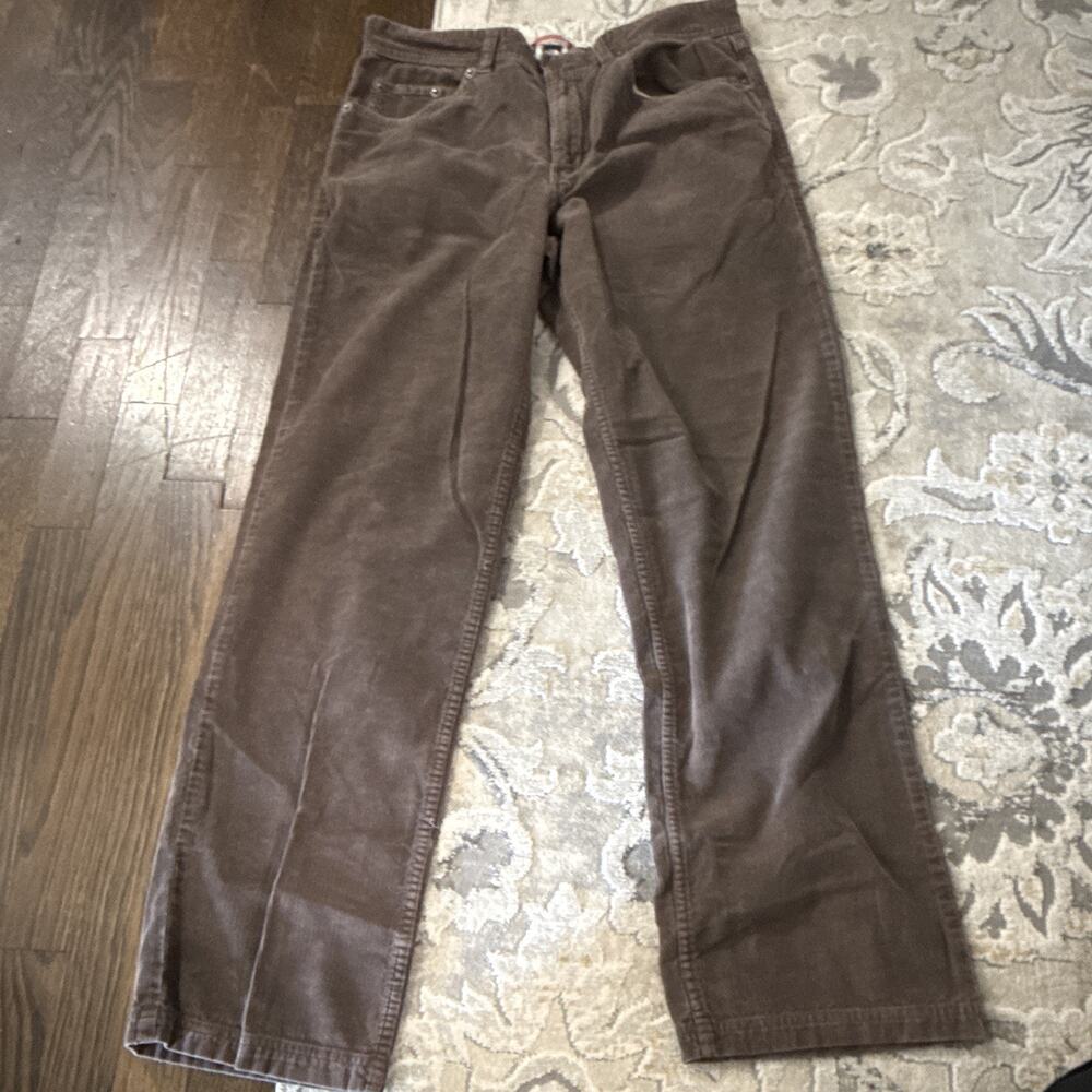 The North Face Men’s Brown Corduroy Cotton Pants Straight Leg 5-Pocket 32